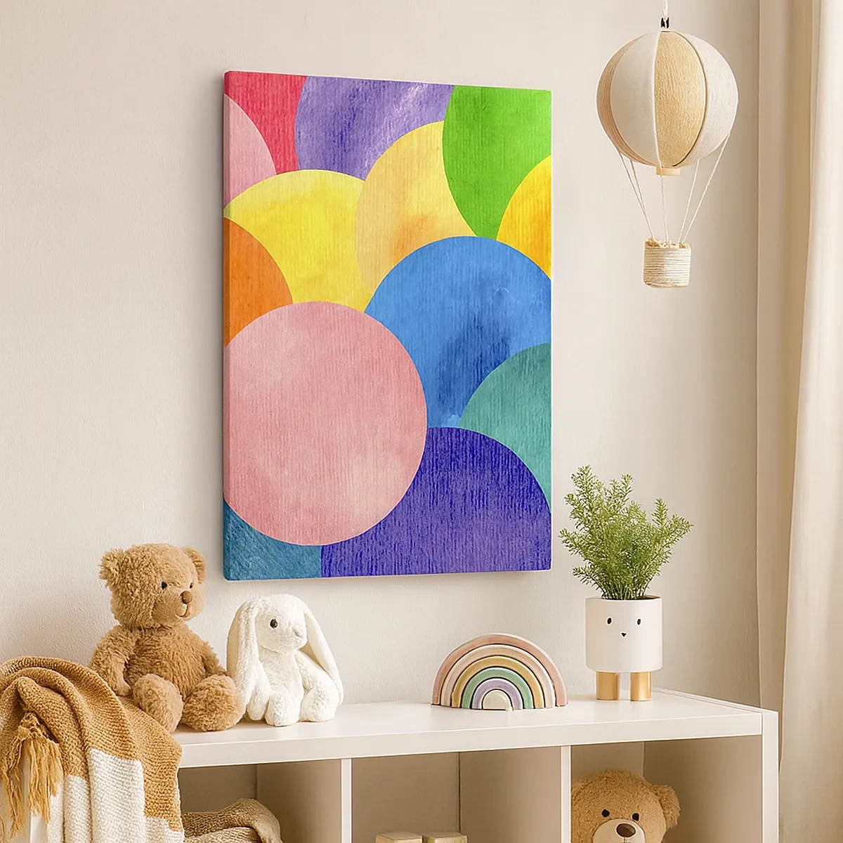 Lærredstryk - Billede på lærred - Den oprindelige fylde af liv - 50x70 cm