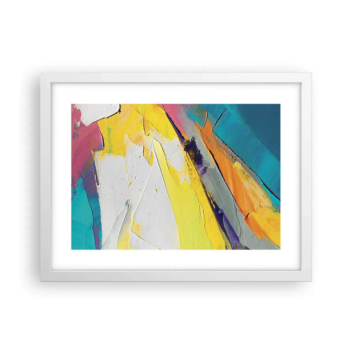 Plakat i hvid ramme - Lysets anatomi - 40x30 cm