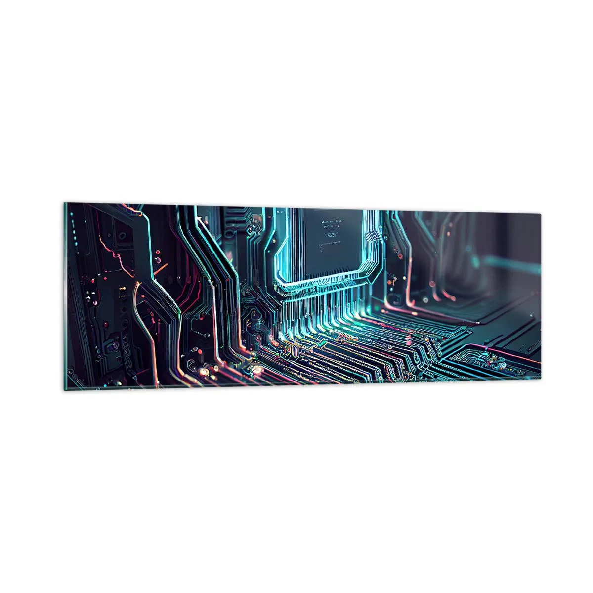 Billede på glas - Jeg tror... - 90x30 cm