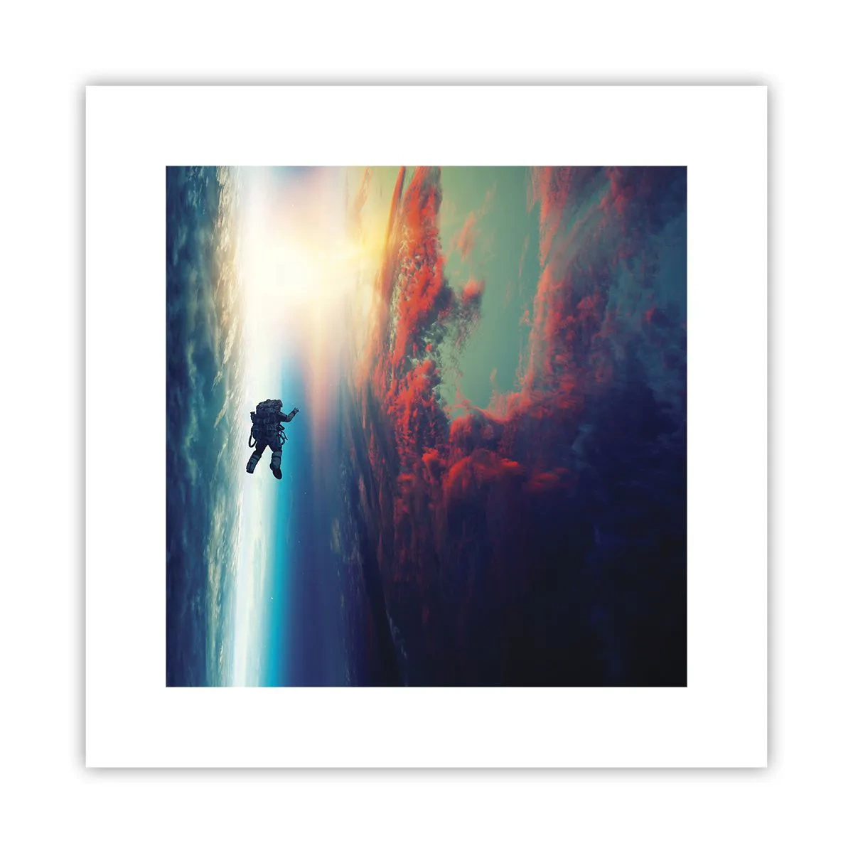 Plakat - Over for universet - 30x30 cm