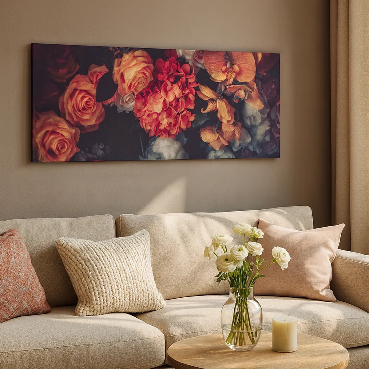 Lærredstryk - Billede på lærred - Ligesom de hollandske mestre - 30x30 cm