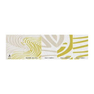 Prøve Fototapet Selvklæbende Deluxe Sticker - Komposition med et blidt sving - Minimalisme, Stykke, Lyse - 100x30 cm