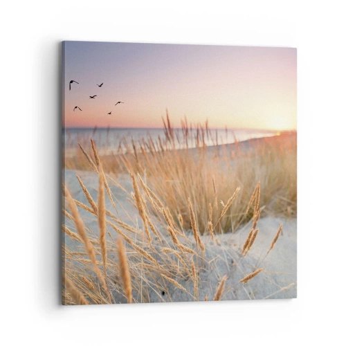Lærredstryk - Billede på lærred - Baltisk vuggevise - 70x70 cm