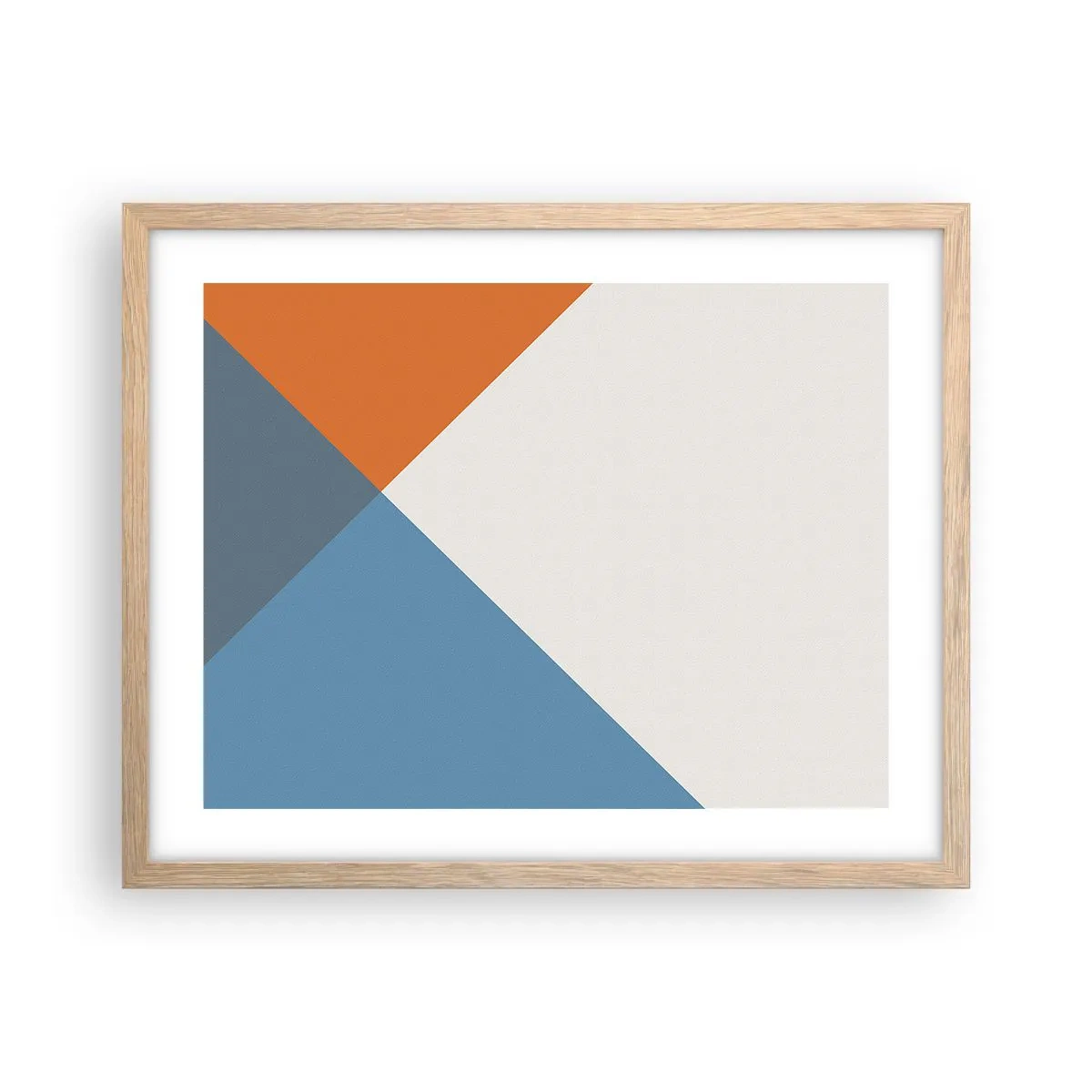 Plakat i ramme af lyst egetræ - Med hensyn til ... - 50x40 cm