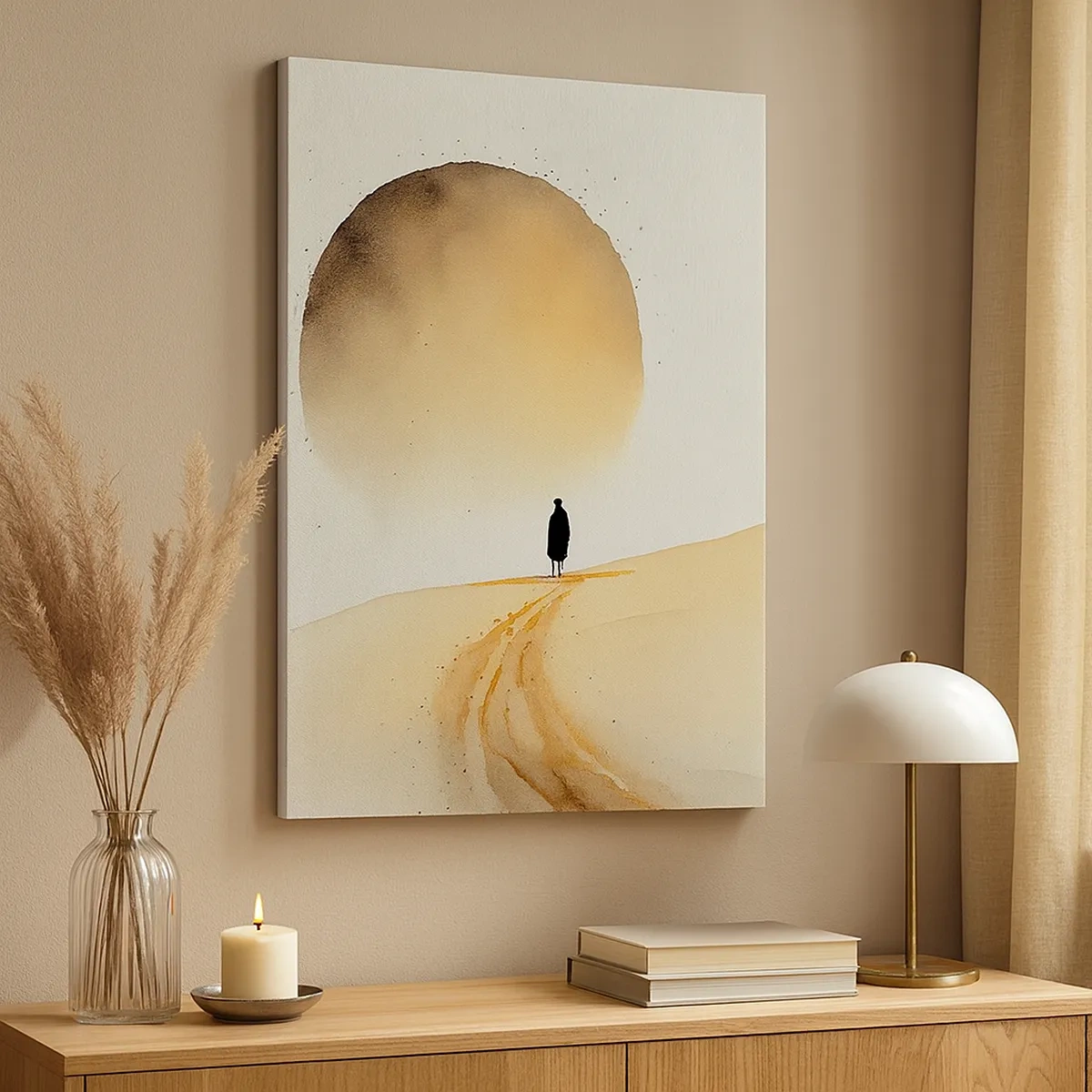 Lærredstryk - Billede på lærred - Altid længselsfulde - 50x70 cm