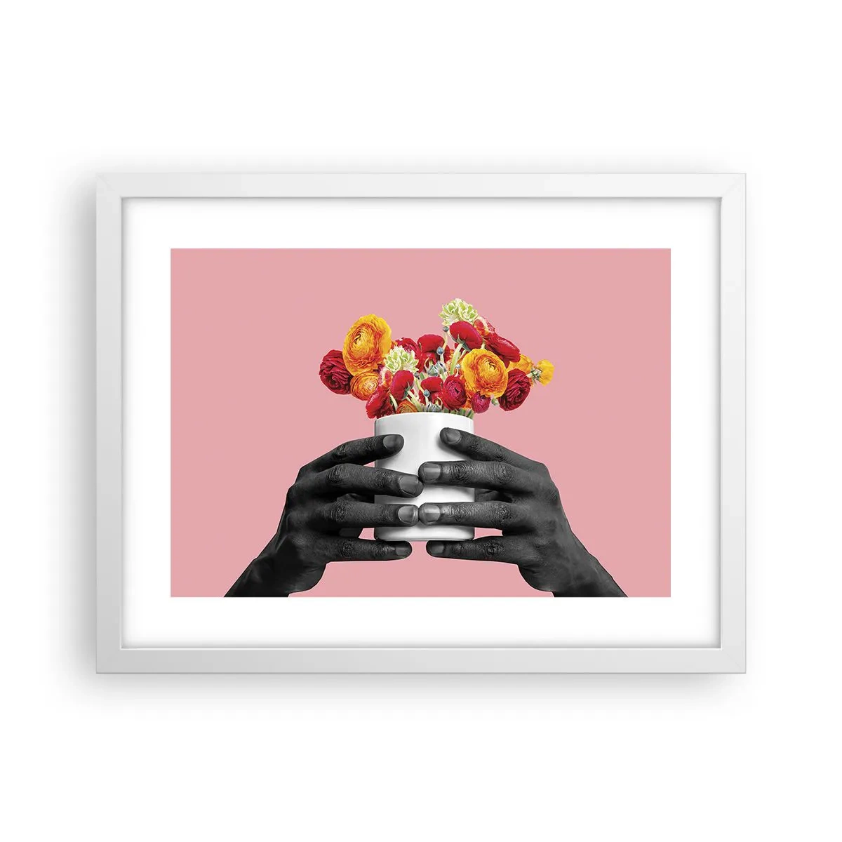 Plakat i hvid ramme - Livets apotheose - 40x30 cm