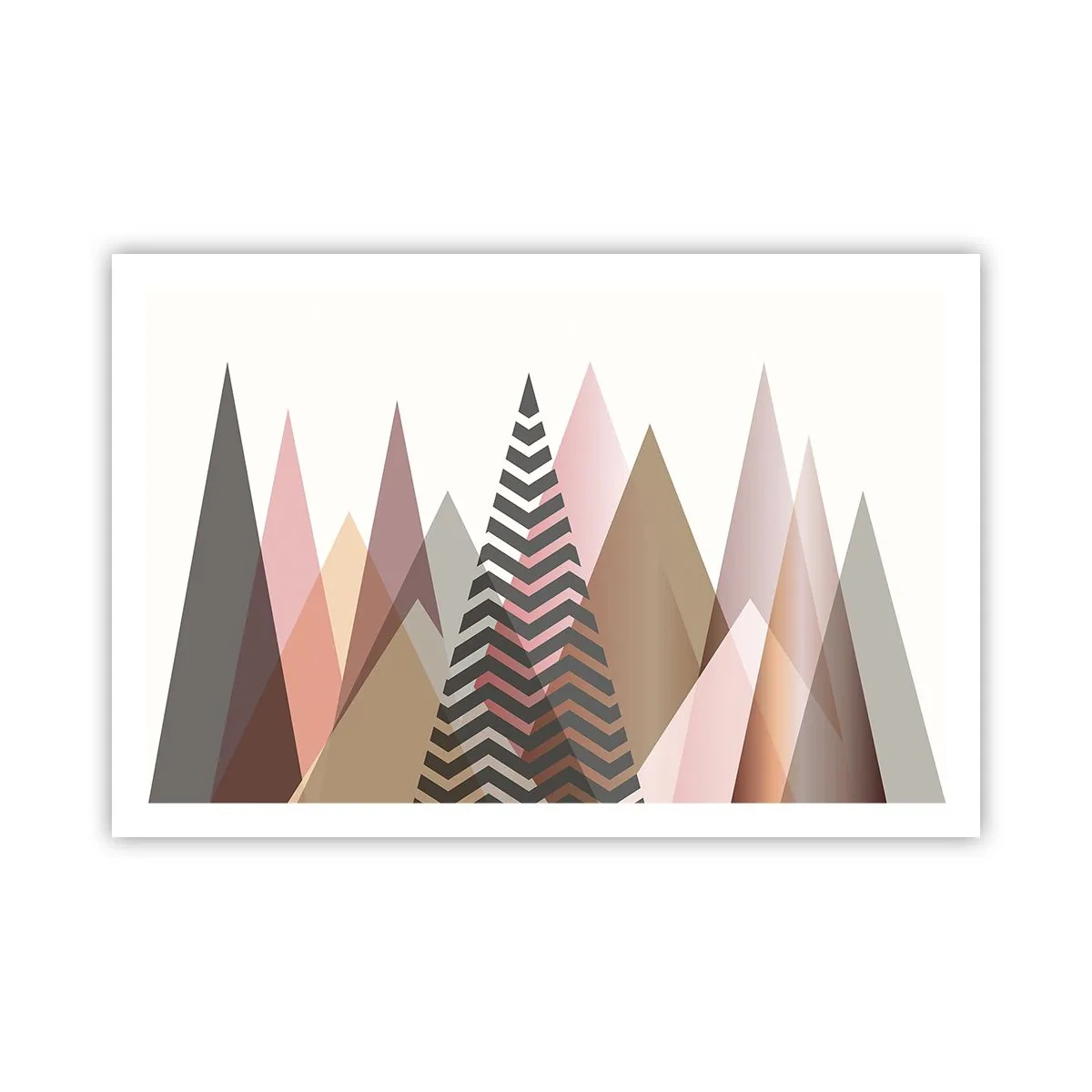Plakat - Pyramide udsigt - 91x61 cm