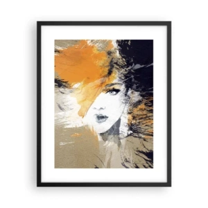 Plakat i sort ramme - Og det bliver let - 40x50 cm