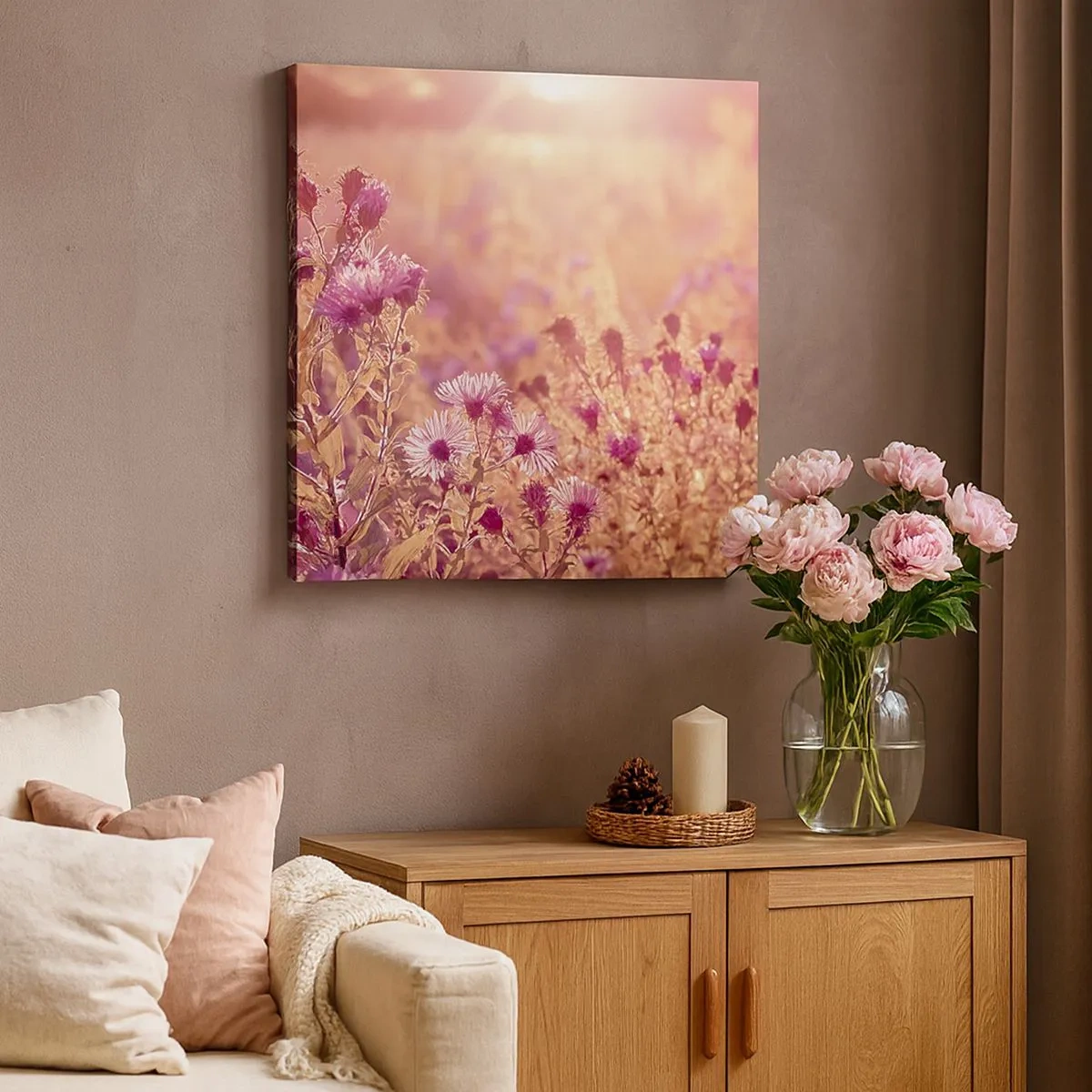 Lærredstryk - Billede på lærred - Før sommeren er forbi - 30x30 cm