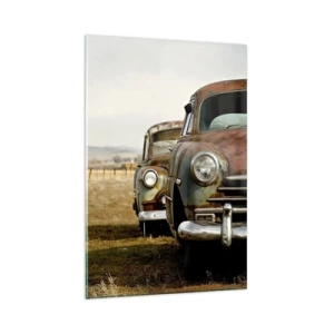 Billede på glas - Et velfortjent hvil - 80x120 cm