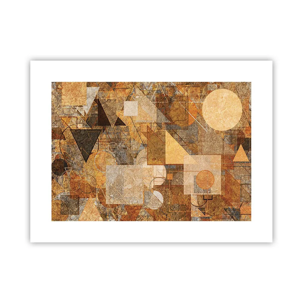 Plakat - Kubistisk bronzeundersøgelse - 40x30 cm