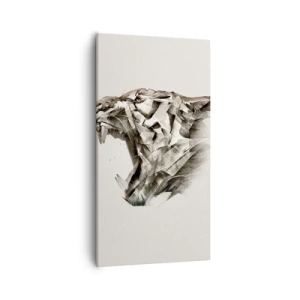 Lærredstryk - Billede på lærred - Du ved allerede, hvem der har ansvaret - 55x100 cm