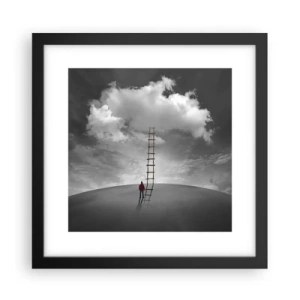 Plakat i sort ramme - Alt er muligt - 30x30 cm