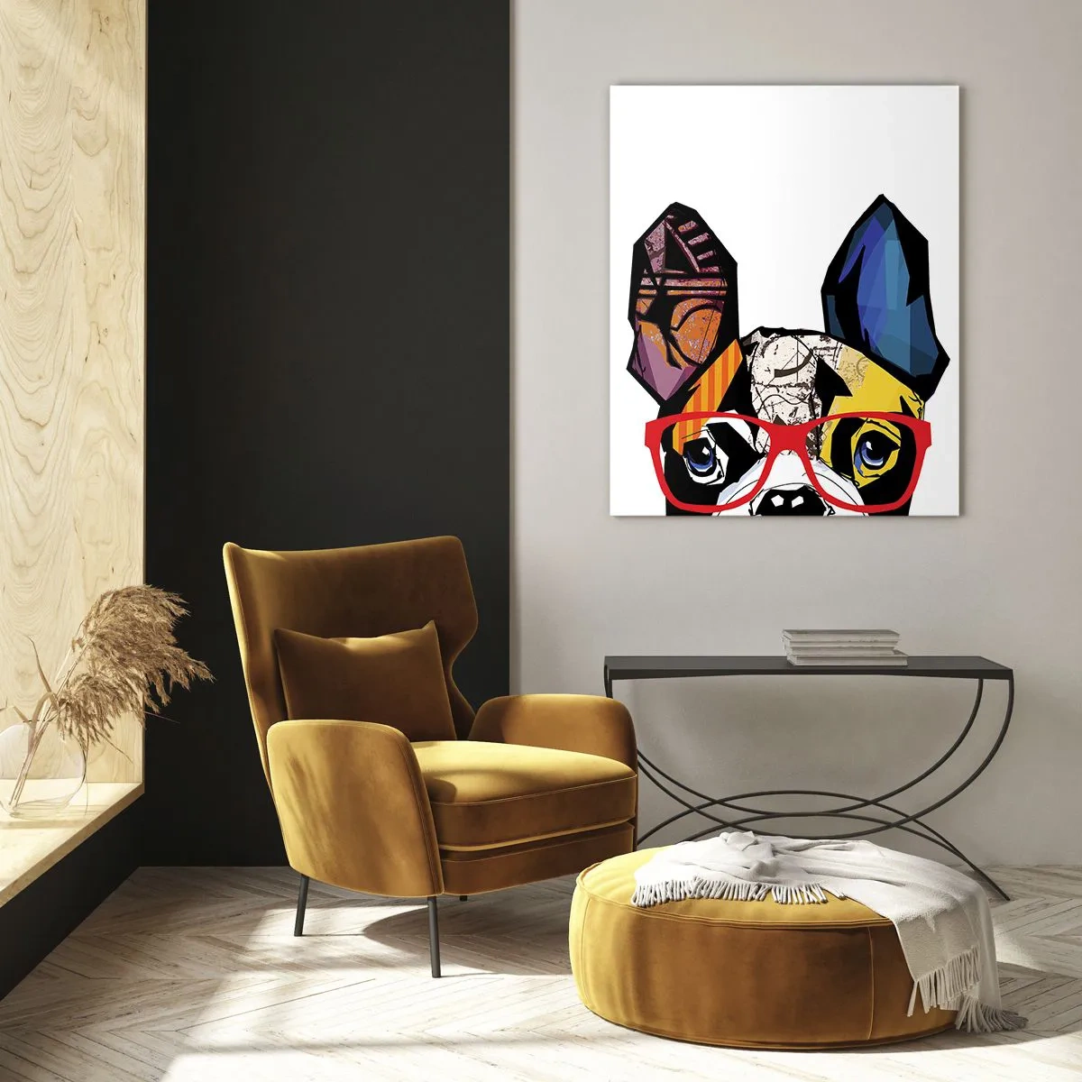 Billede på glas - Intellektuel - 50x70 cm