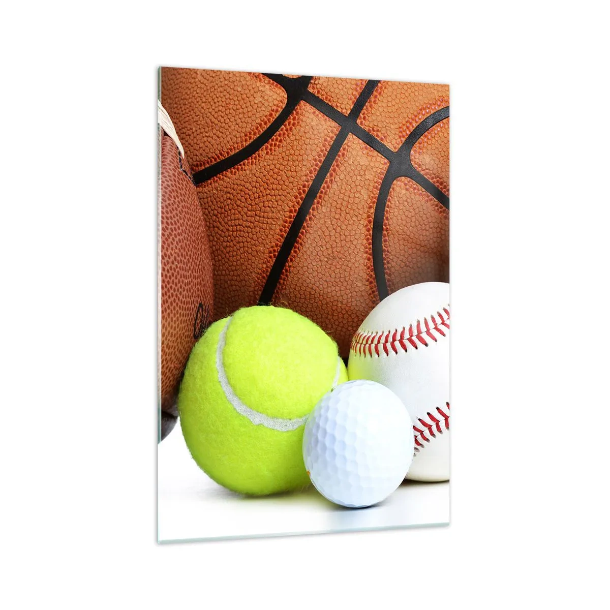 Billede på glas - Forbindelse med bolden! - 70x100 cm