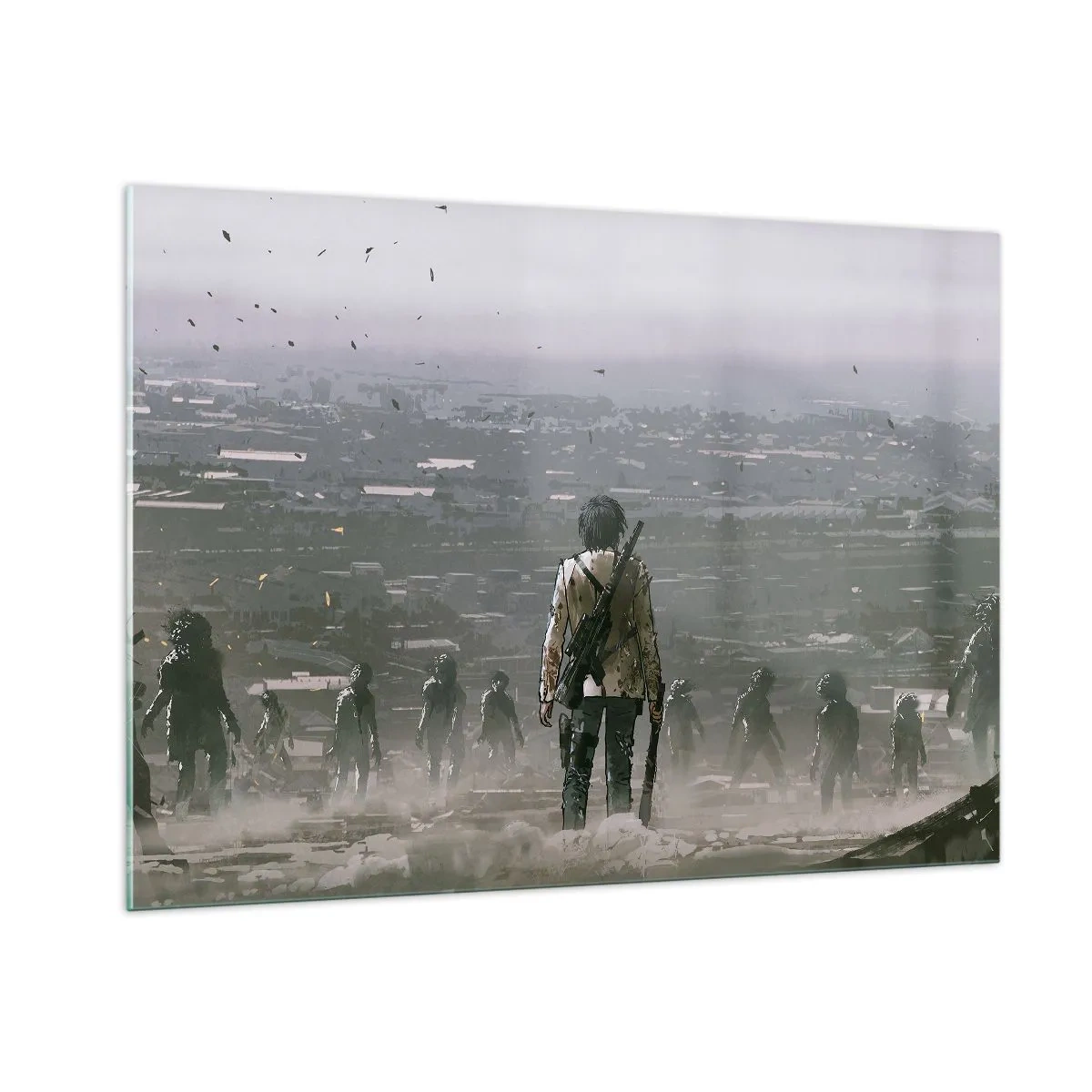 Billede på glas - Den sidste retfærdige person? - 100x70 cm