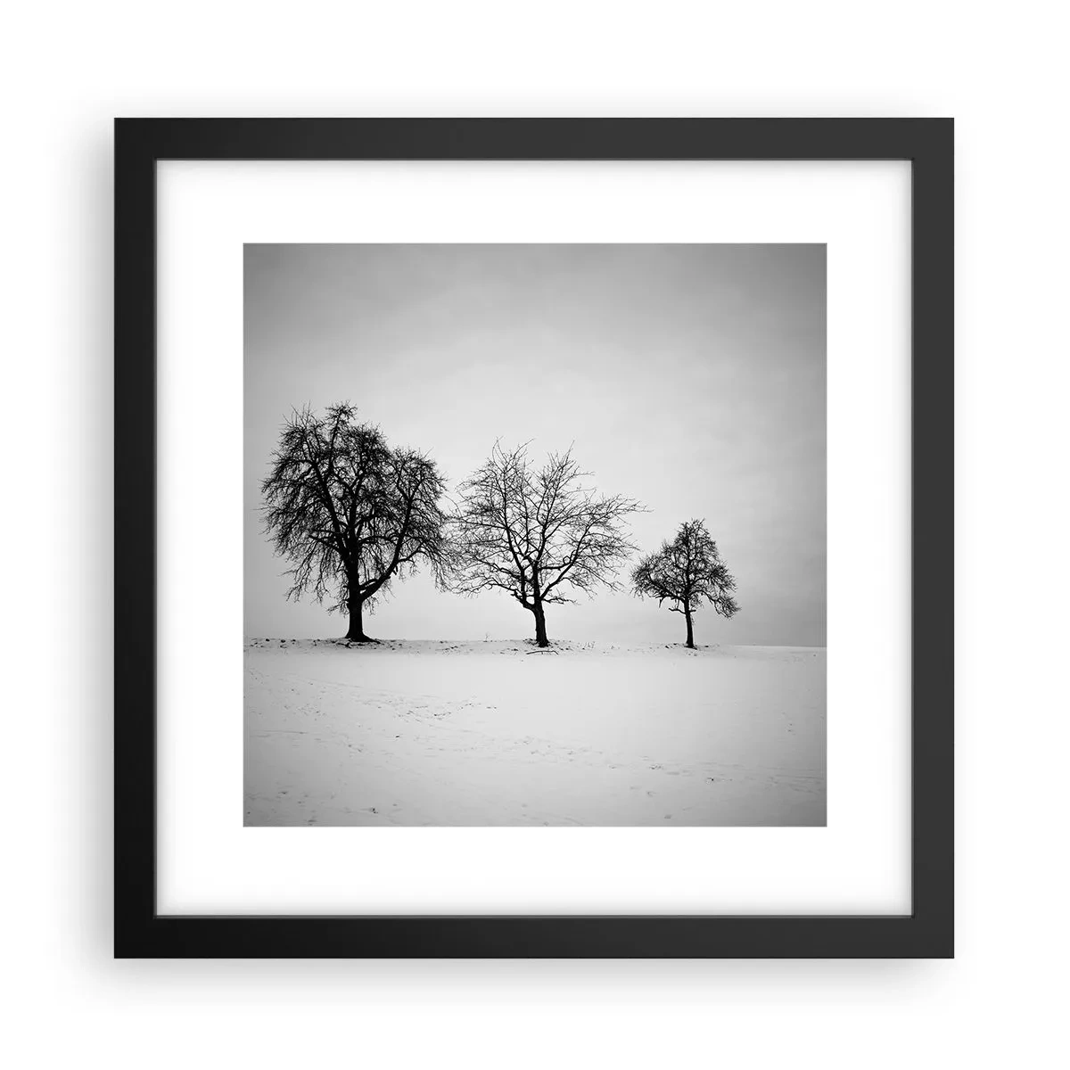 Plakat i sort ramme - Hvad drømmer de om? - 30x30 cm