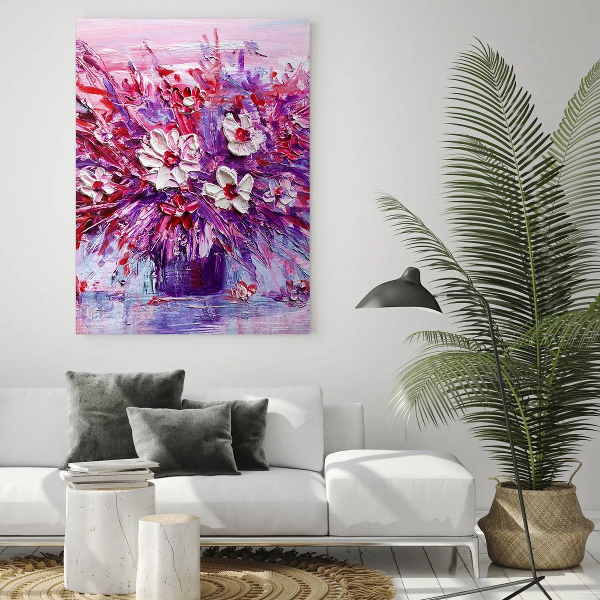 Billede på glas - Uskyld og lidenskab - 50x70 cm