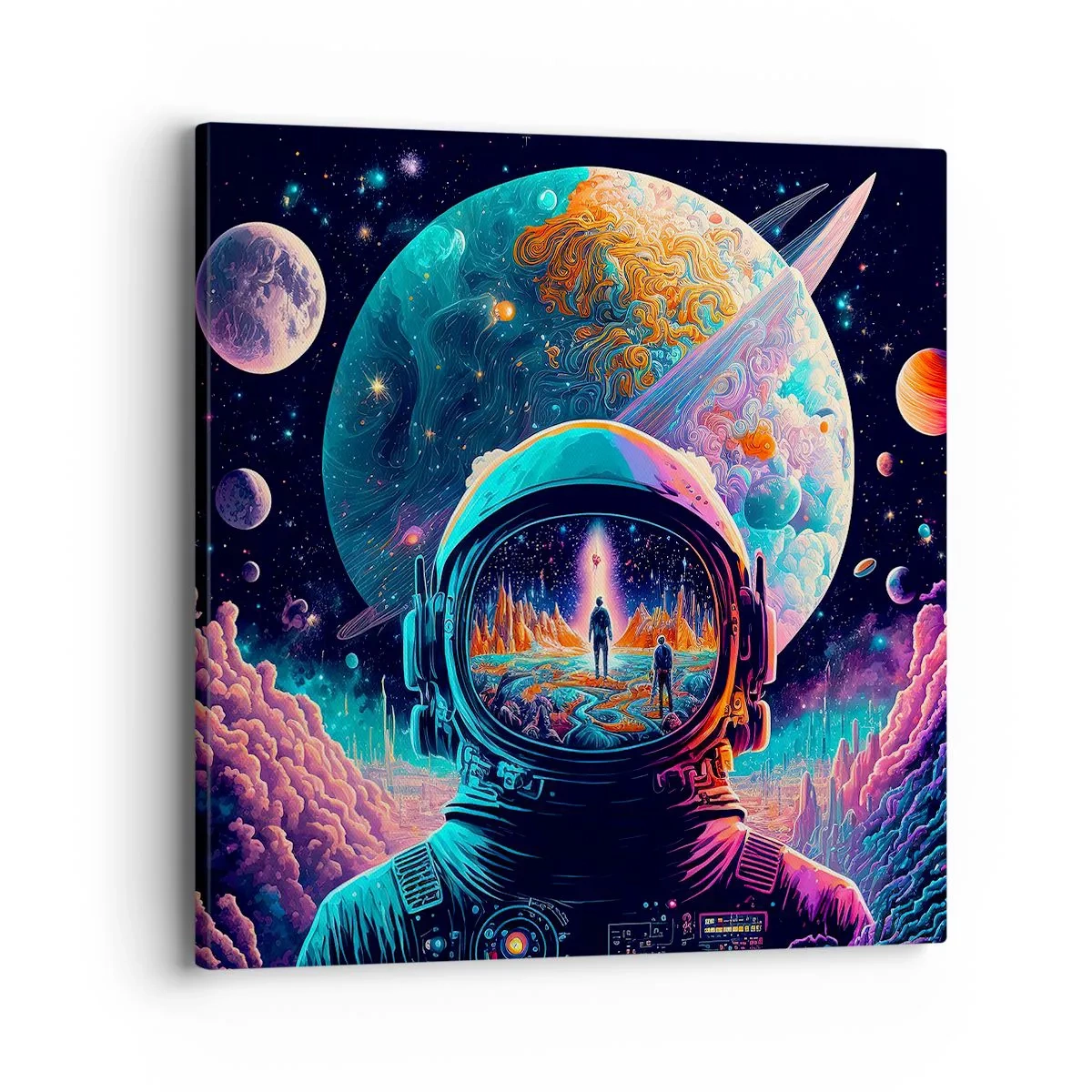 Lærredstryk - Billede på lærred - Filosoffer har aldrig drømt - 40x40 cm