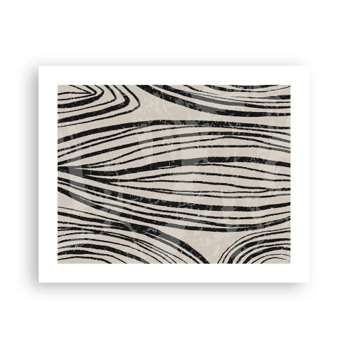 Plakat - Et spild af linjer - 50x40 cm
