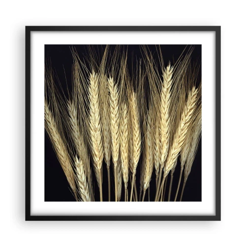 Plakat i sort ramme - Rustik magi - 50x50 cm