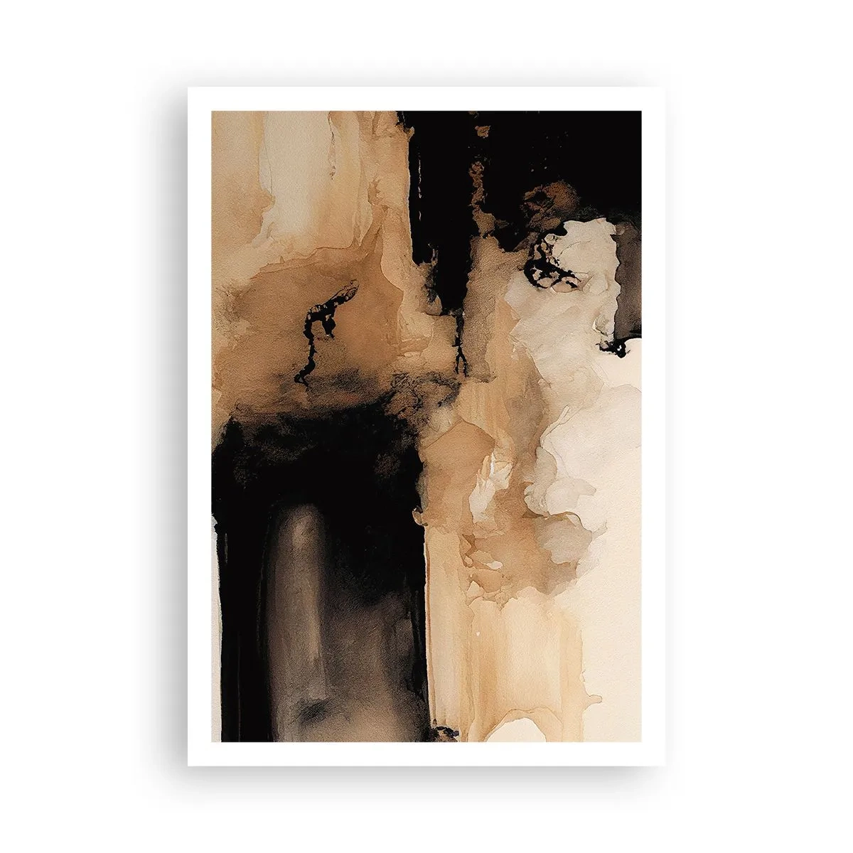 Plakat - En spændende abstraktion - 70x100 cm