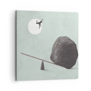 Lærredstryk - Billede på lærred - En drøm går i opfyldelse - 60x60 cm