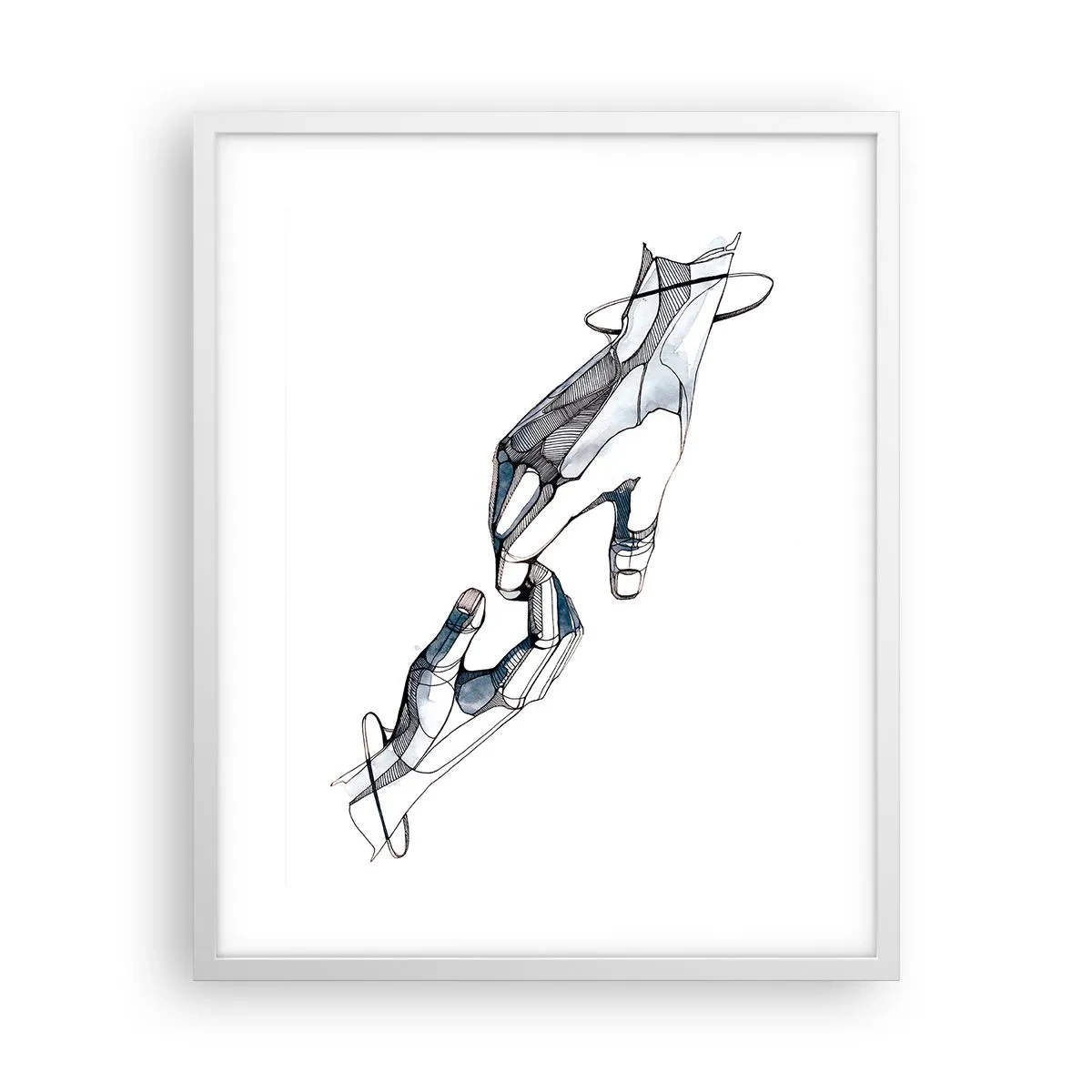 Plakat i hvid ramme - En god gestus - 40x50 cm