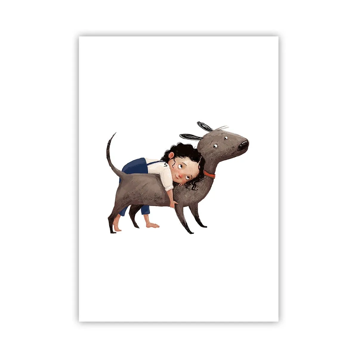 Plakat - Bedste venner - 70x100 cm