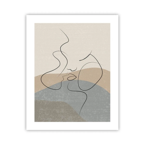 Plakat - Som et penselstrøg - 40x50 cm