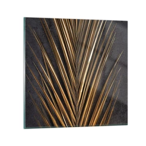 Billede på glas - Tropernes guld - 50x50 cm
