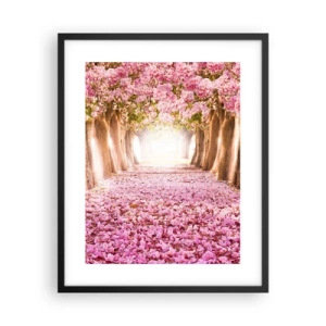 Plakat i sort ramme - Vejen til paradis - 40x50 cm