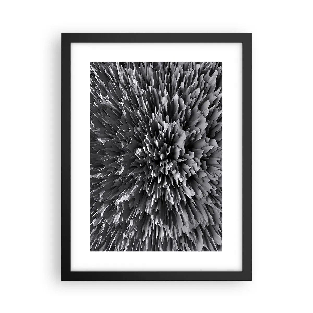 Plakat i sort ramme - Det kan ikke blive skarpere end dette - 30x40 cm
