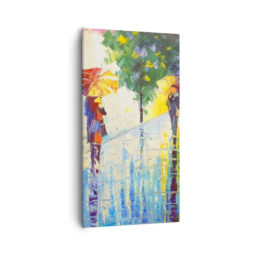 Lærredstryk - Billede på lærred - Og alt er klart - 55x100 cm