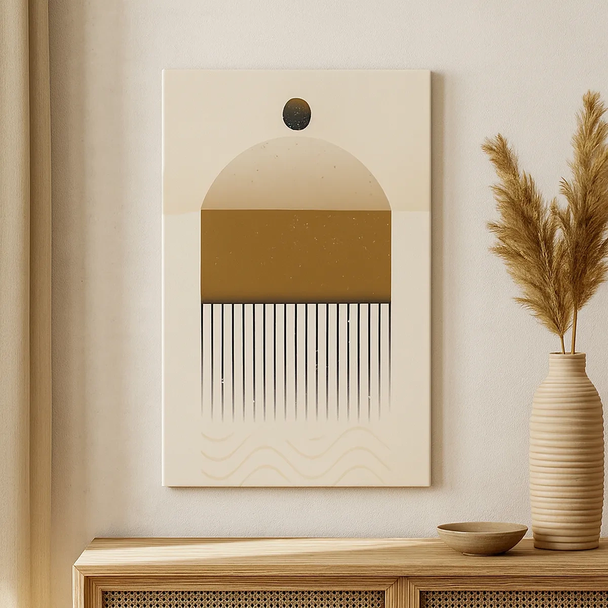 Lærredstryk - Billede på lærred - Forskellige stater - 50x70 cm