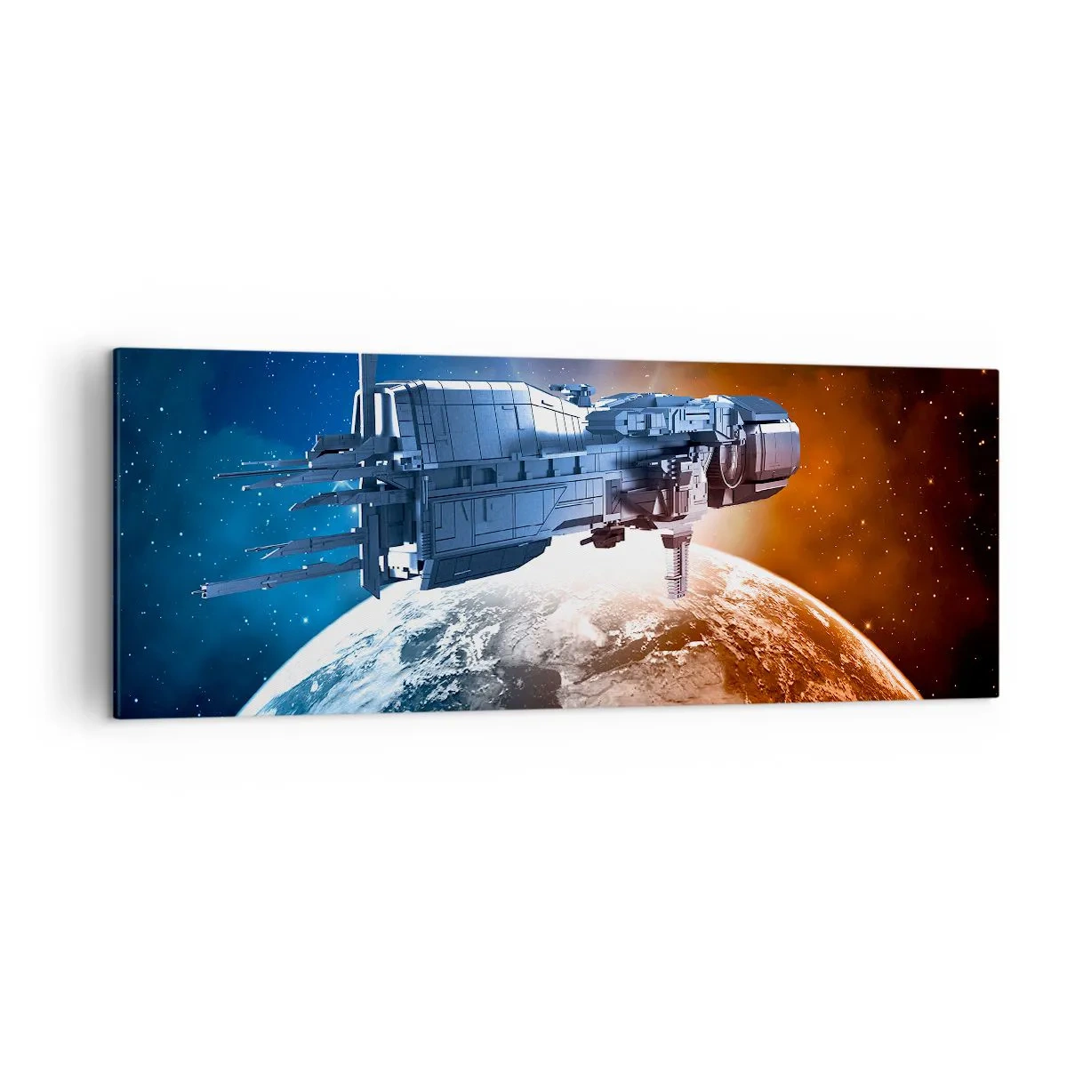 Lærredstryk - Billede på lærred - Forsigtig observatør - 140x50 cm