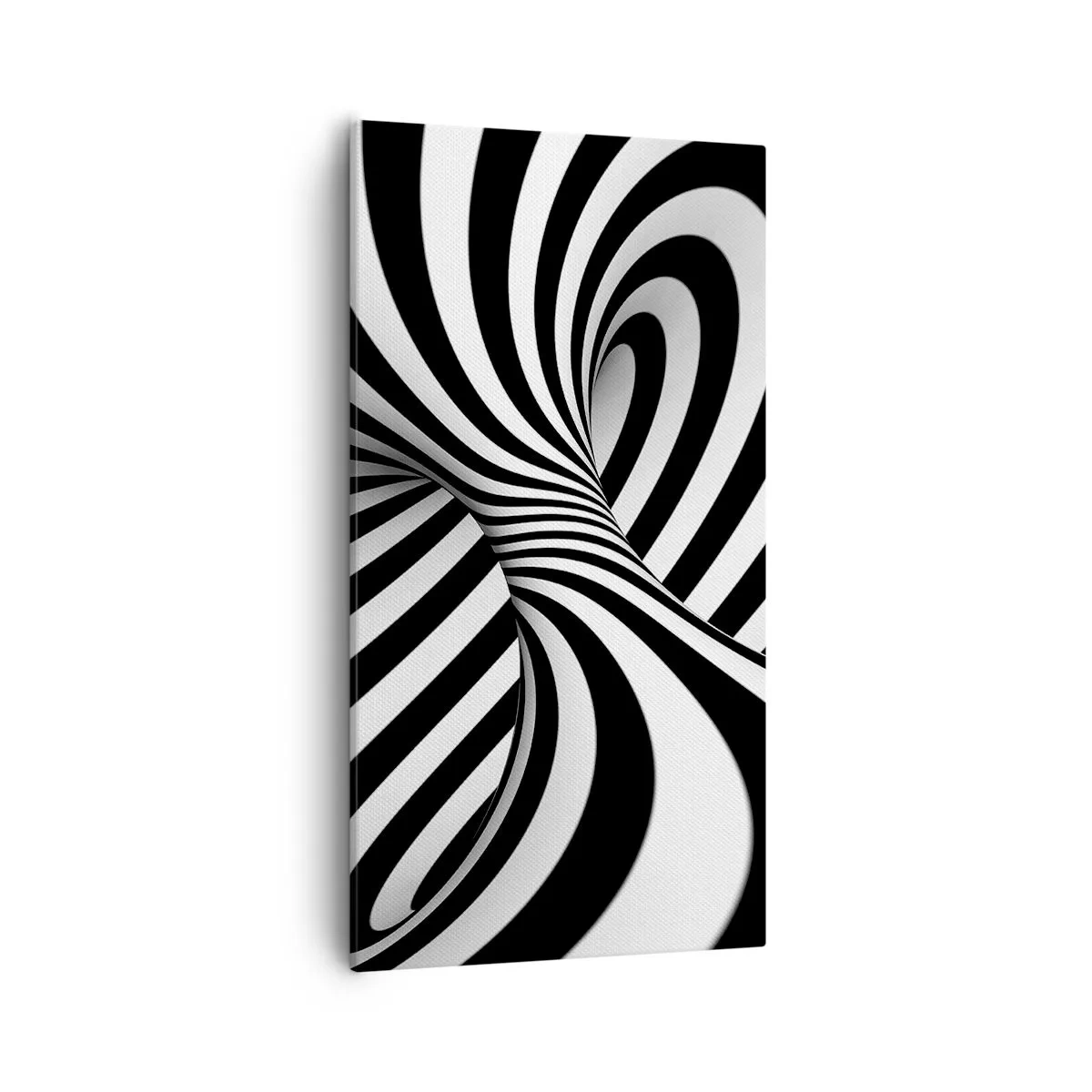 Lærredstryk - Billede på lærred - Sammensætning: dansende rum - 55x100 cm