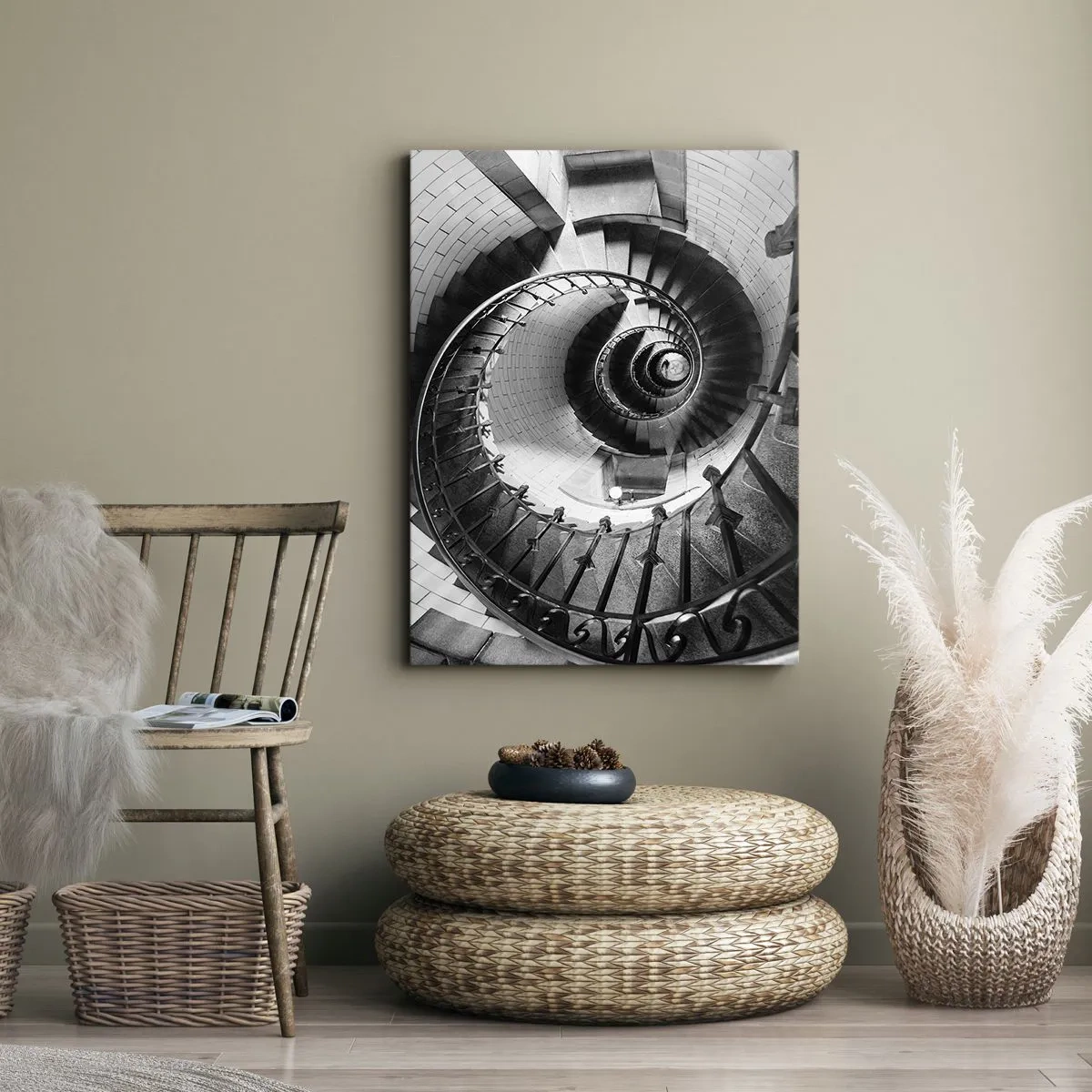 Lærredstryk - Billede på lærred - Højt og højere - 50x70 cm