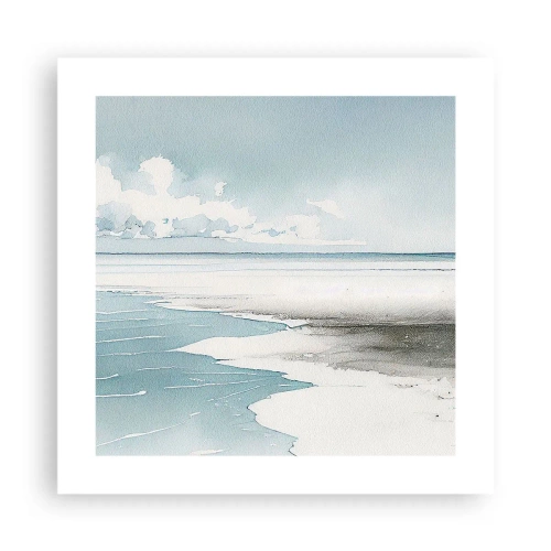 Plakat - Blidt tidevand - 40x40 cm