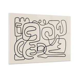 Billede på glas - På sporet - 100x70 cm