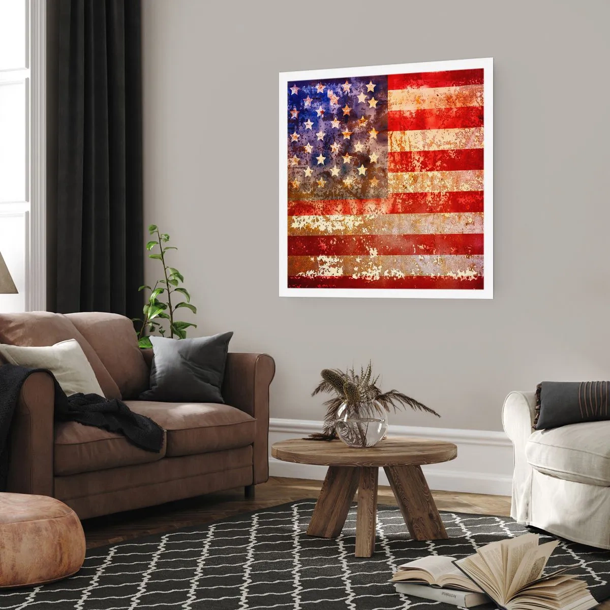 Plakat - Herlighed går ikke bort - 30x30 cm