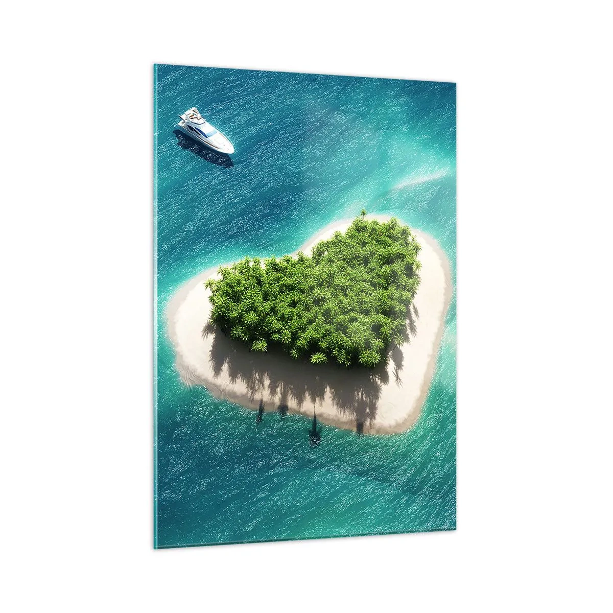 Billede på glas - Jeg elsker sommeren - 50x70 cm