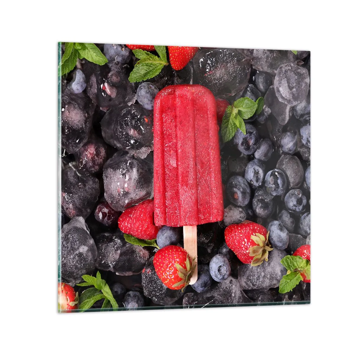 Billede på glas - En smag af varm sommer - 50x50 cm