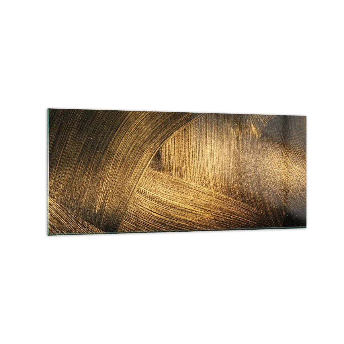 Billede på glas - I den gyldne labyrint - 120x50 cm