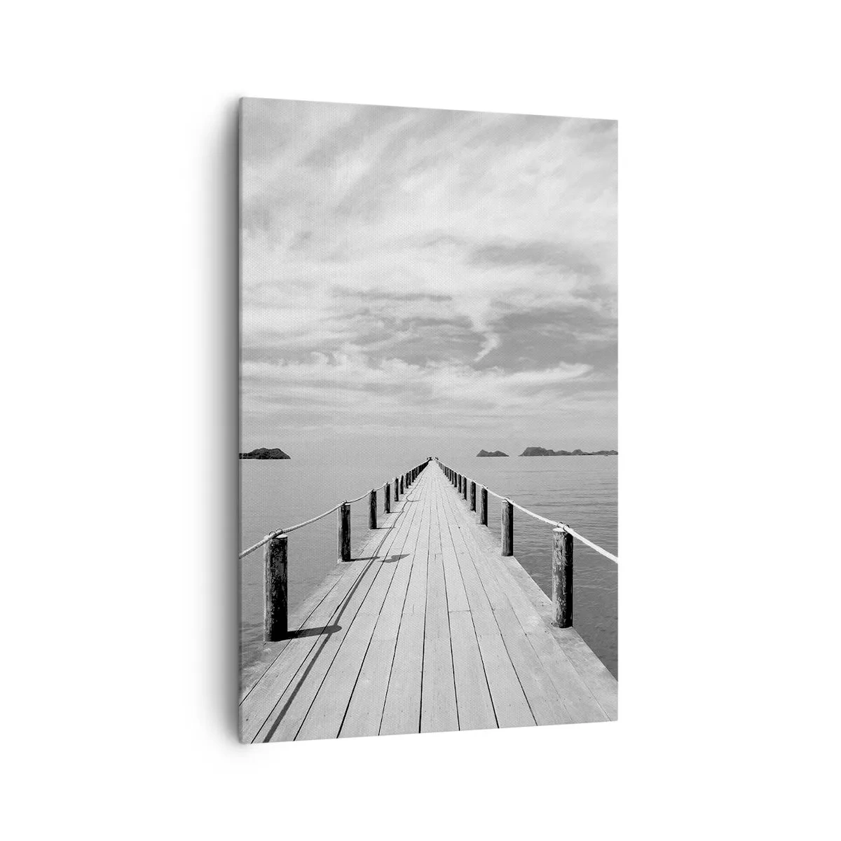 Lærredstryk - Billede på lærred - Eller måske en rejse... - 80x120 cm