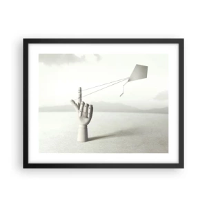Plakat i sort ramme - Styrkeprøve - 50x40 cm