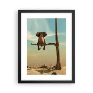 Plakat i sort ramme - Et nyt synspunkt - 30x40 cm