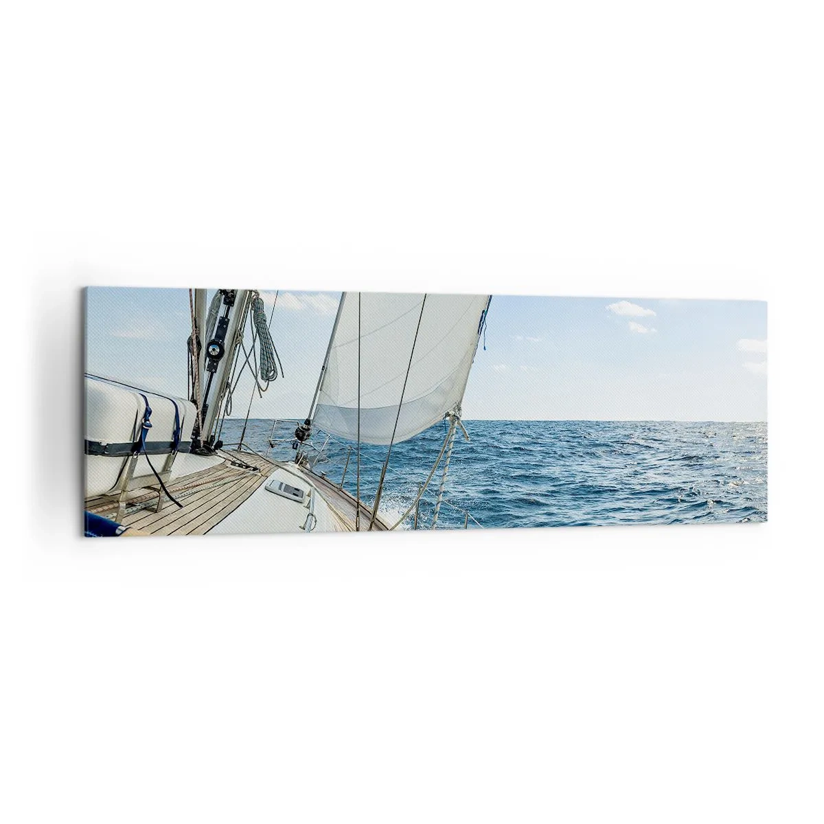 Lærredstryk - Billede på lærred - Ahoj , eventyr - 160x50 cm