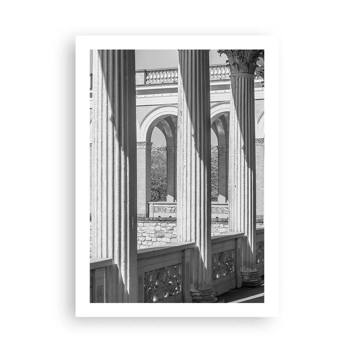 Plakat - Solrig arkade - 50x70 cm