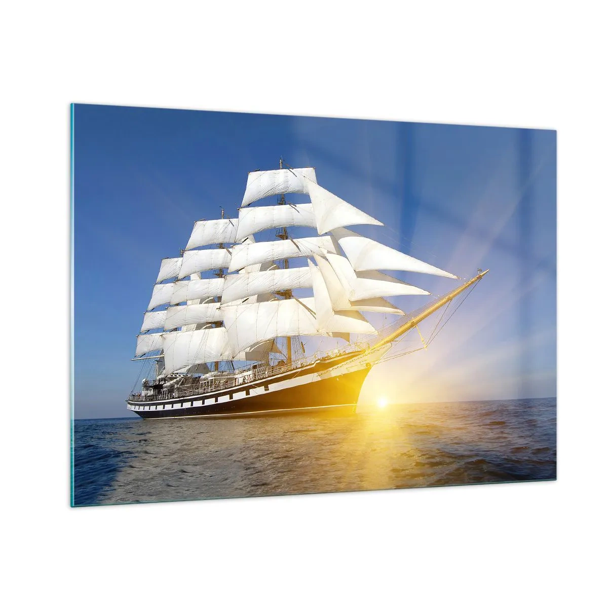 Billede på glas - Deres tid vil aldrig gå forbi - 100x70 cm